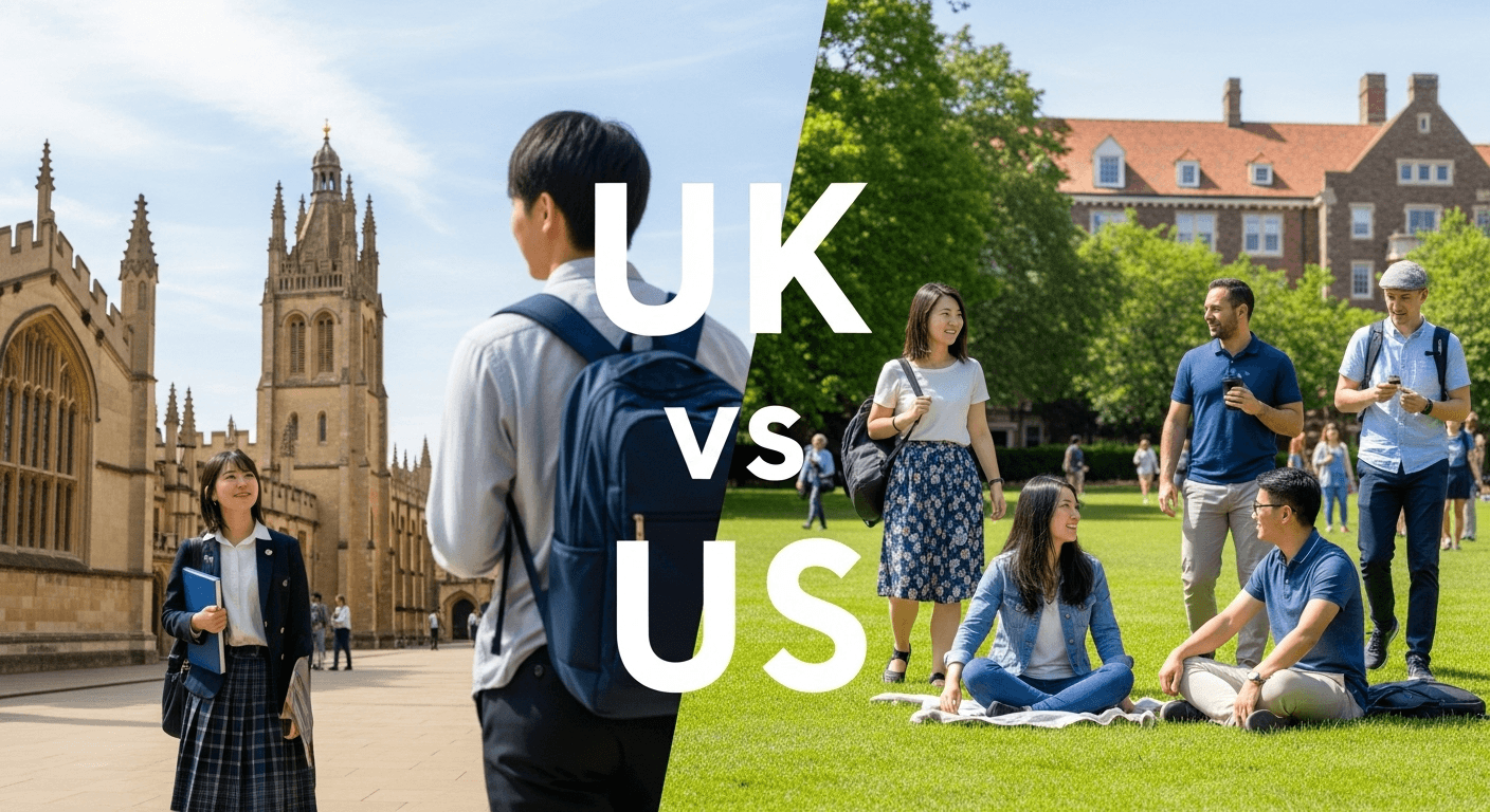 イギリスの大学vsアメリカの大学！制度と文化の違いを比較